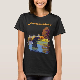 Camiseta de viagem para o lago da floresta de Font