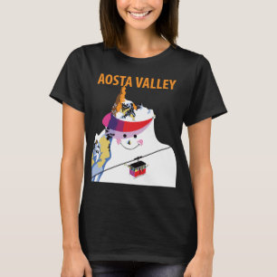 Camiseta de Viagem Retro do Vale de Aosta Itália I