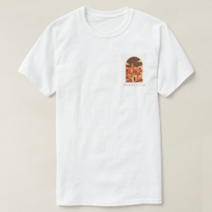 Camiseta de Viagem Retro Vintage Marrakech Marroco