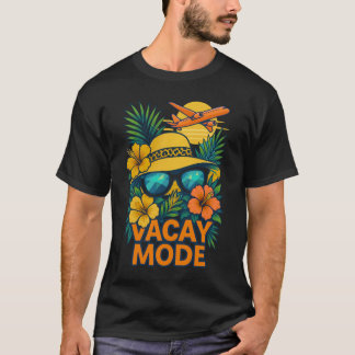 camiseta de vibrações de verão legal