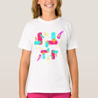 Camiseta de Vibrações Positivas de Arte Colorida A