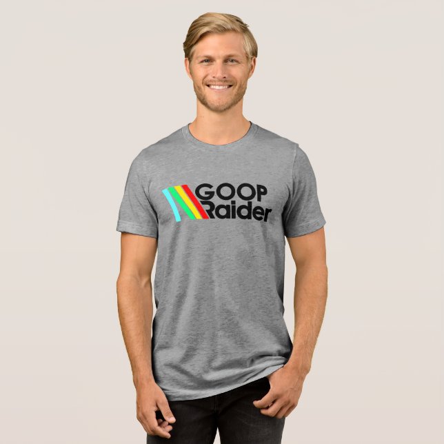 Camiseta de Video Game GOOP Raiders (Frente Completa)