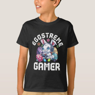 Camiseta De Videogame De Páscoa Para Crianças Eggs