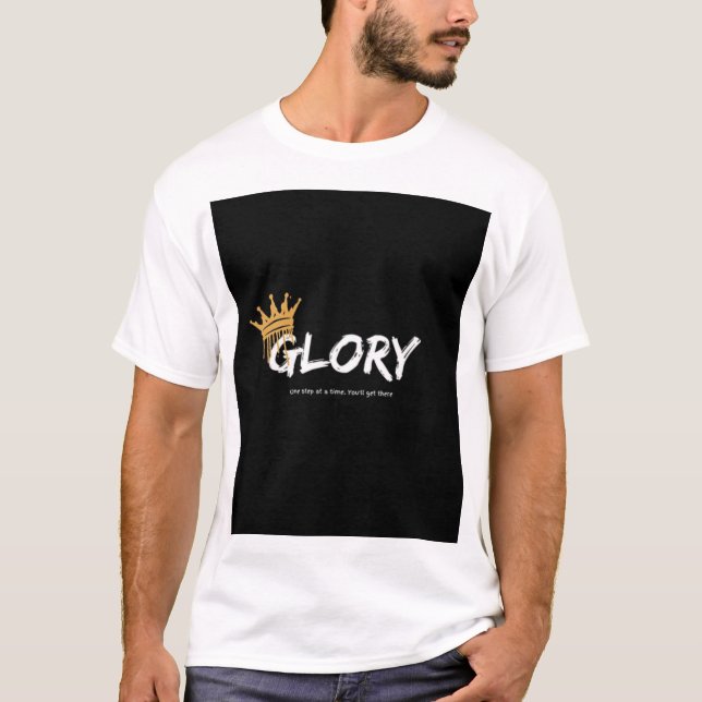 Camiseta de vinheta de logotipo (Frente)