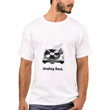 Camiseta de Vinil Analog Soul | Tocador Minimalist