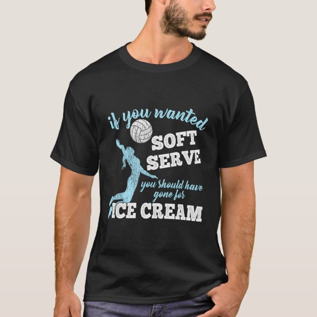 Camiseta De Voleibol De Longa Distância Se Você Qu (Frente)