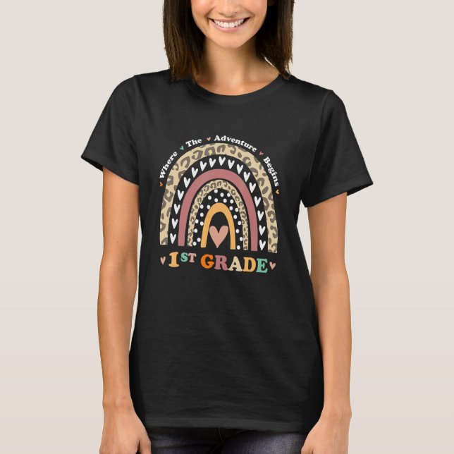 Camiseta De Volta À Classe 1rua Onde Começa A Aventura (Frente)
