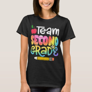 Camiseta De Volta À Equipe Da Escola, Grau De segundo De Co