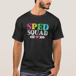 Camiseta De Volta À Equipe De Educação Especial Da Escola E