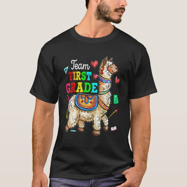 Camiseta De Volta à Equipe de Llama da Primeira Série Prime (Frente)