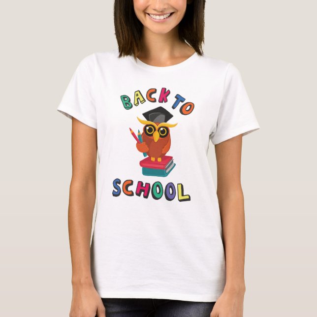 Camiseta De volta à escola (Frente)