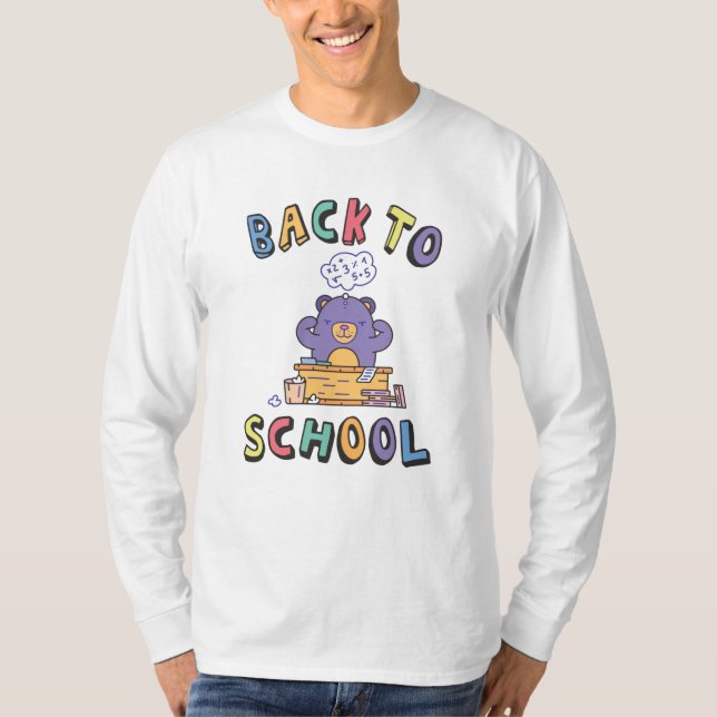 Camiseta De volta à escola (Frente)