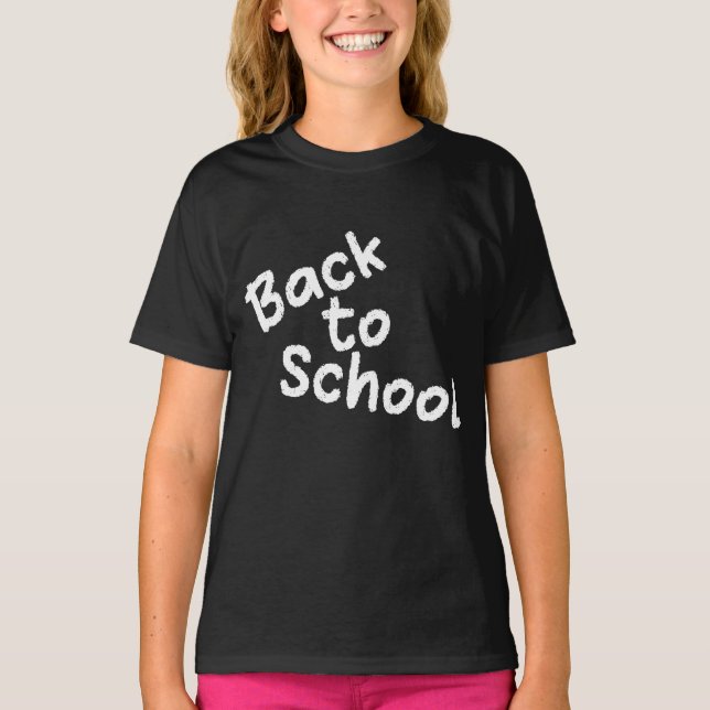 Camiseta De volta à escola (Frente)