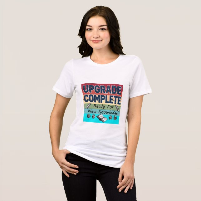 Camiseta de volta à escola (Frente Completa)