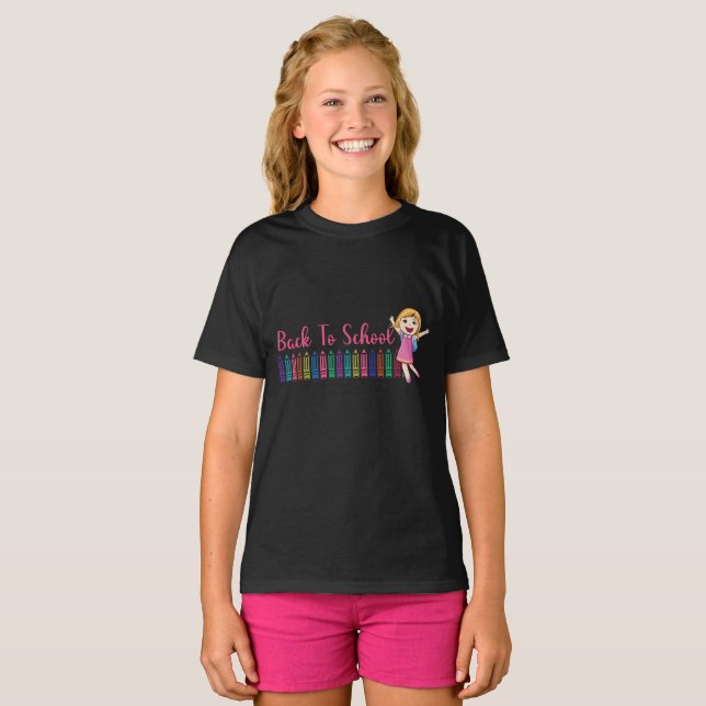 Camiseta de volta à escola (Frente Completa)