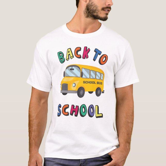 Camiseta De volta à escola (Frente)