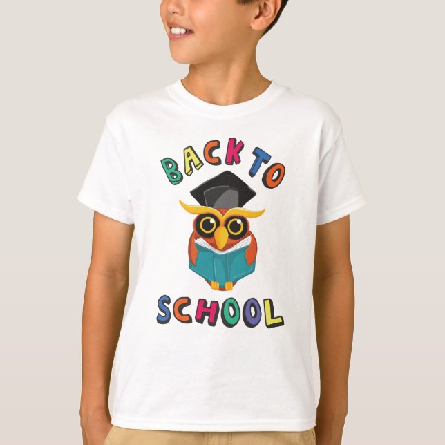 Camiseta De volta à escola (Frente)