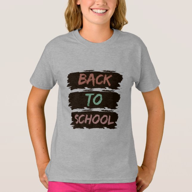 Camiseta De volta à escola (Frente)