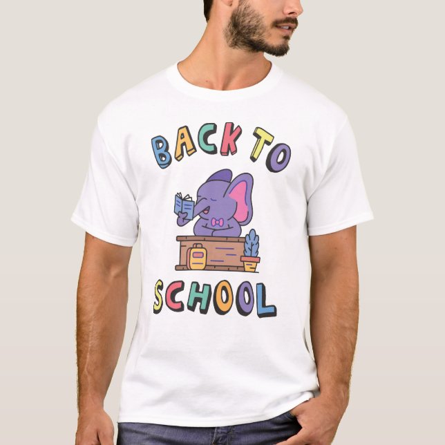 Camiseta De volta à escola (Frente)