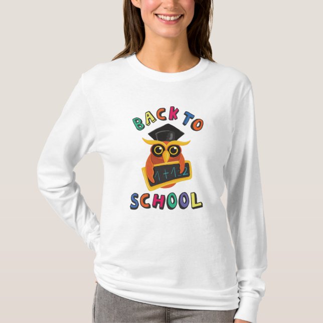 Camiseta De volta à escola (Frente)