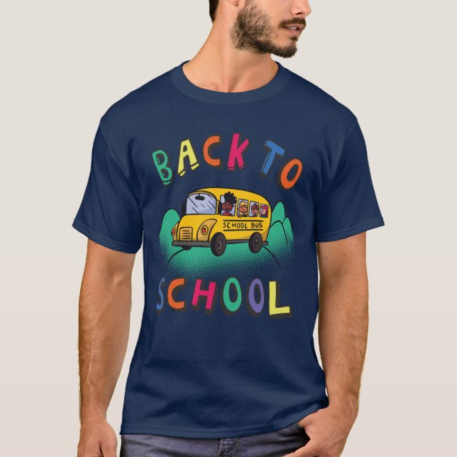 Camiseta De volta à escola (Frente)