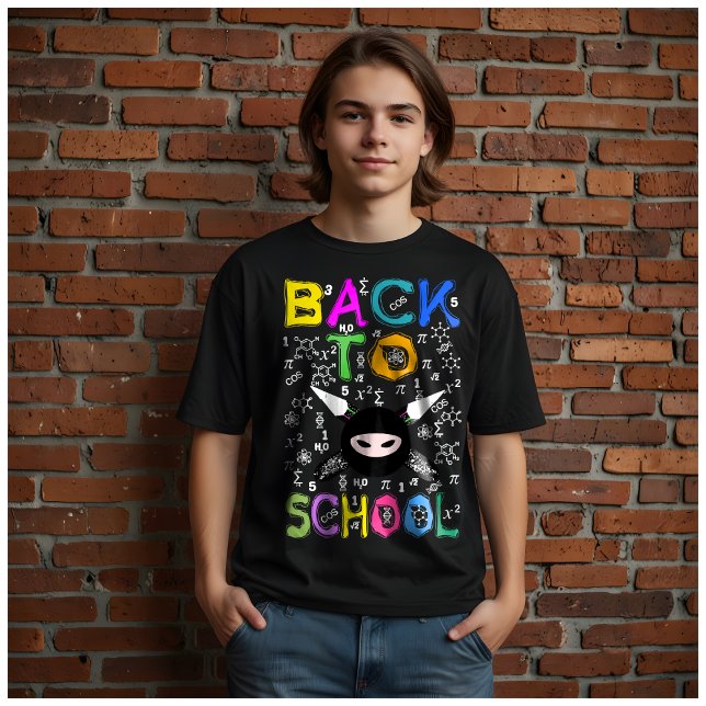 Camiseta De volta à escola (Criador carregado)