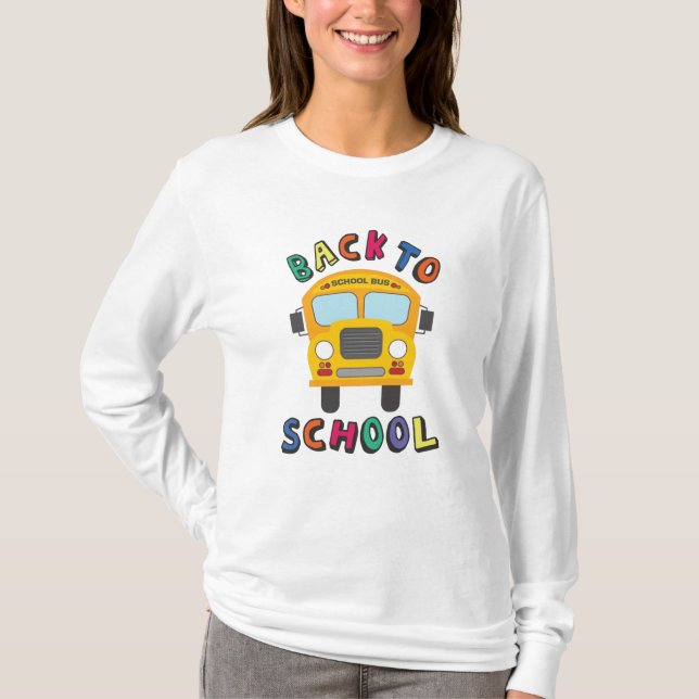 Camiseta De volta à escola (Frente)