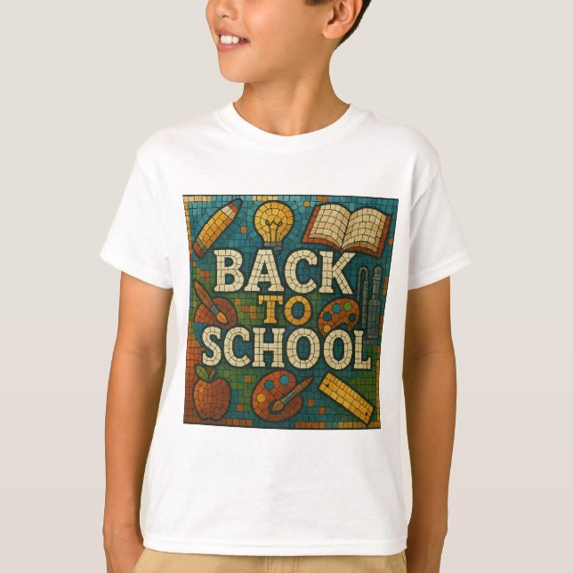 Camiseta de volta à escola (Frente)