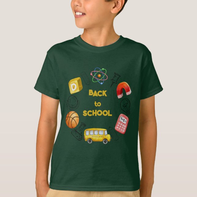 Camiseta De volta à escola (Frente)