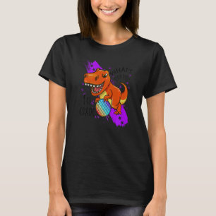 Camiseta De Volta à Escola 1ª Série Dinossauro Rex Pop It F