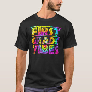 Camiseta De Volta À Escola 1rua Vibes Primeiro Dia Professo