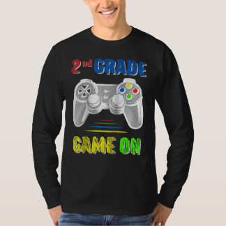 Camiseta De Volta à Escola 2º Segundo Ano Gamer Jogo de Víd