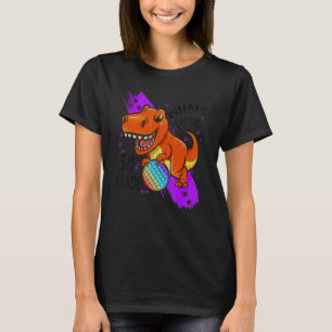 Camiseta De Volta à Escola 3ª Série Dinossauro Rex Pop I