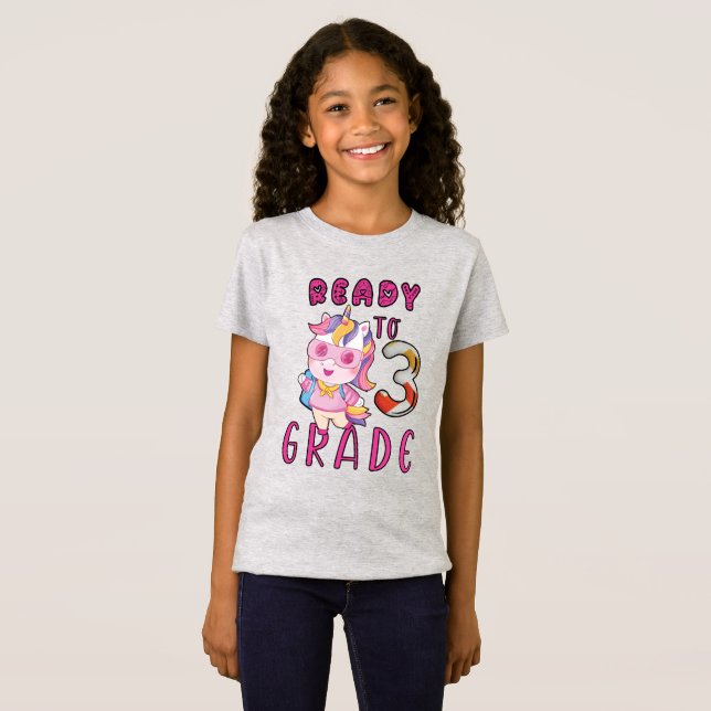 Camiseta De Volta À Escola, 3º Grau (Frente Completa)
