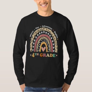 Camiseta De Volta à Escola 4º Ano Onde a Aventura Começa