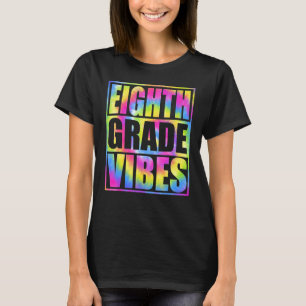 Camiseta De Volta à Escola 8º Ano Vibrações Primeiro Dia Pr