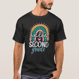 Camiseta De Volta À Escola, Alô, Formando De segundo Arco-Í