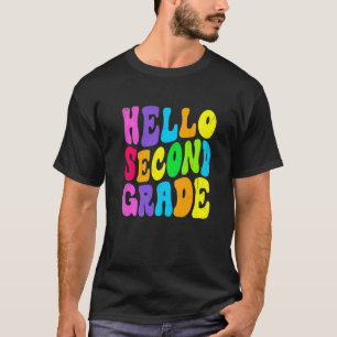 Camiseta De Volta À Escola Alô Segundo Primeiro Dia Do Sch