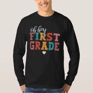 Camiseta De Volta à Escola Alunos Professores Oh Hey 1º Pri