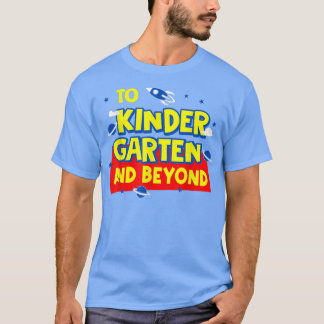 Camiseta De Volta À Escola Ao Jardim De Infância E Além Do 
