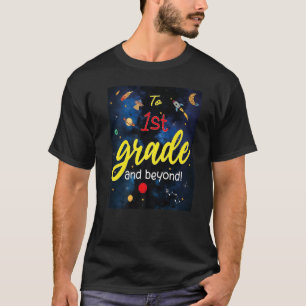 Camiseta De Volta À Escola Ao Primeiro Grau E Para Além Da