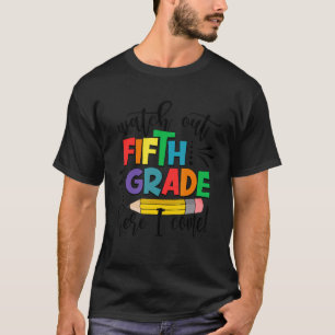 Camiseta De Volta À Escola Assista 5 Grau Aqui Vim Caneta
