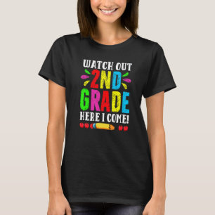 Camiseta De Volta À Escola Assistam À segundo Aqui Eu Vim F