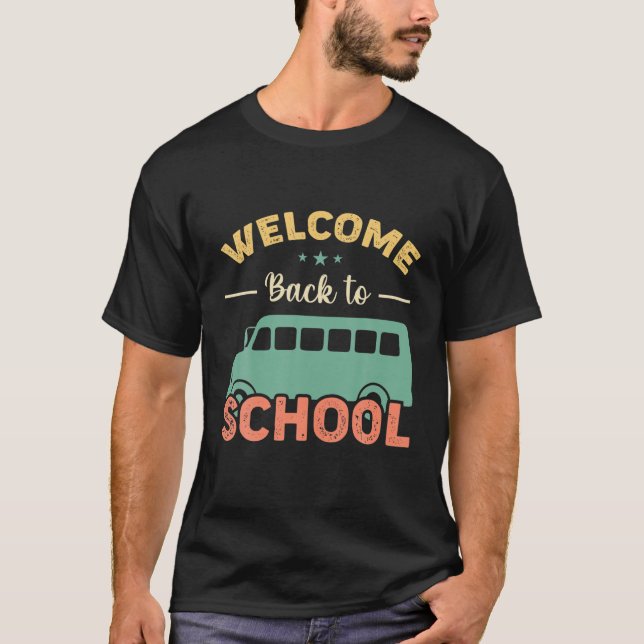 Camiseta De Volta À Escola Bem-Vindo À Escola (Frente)