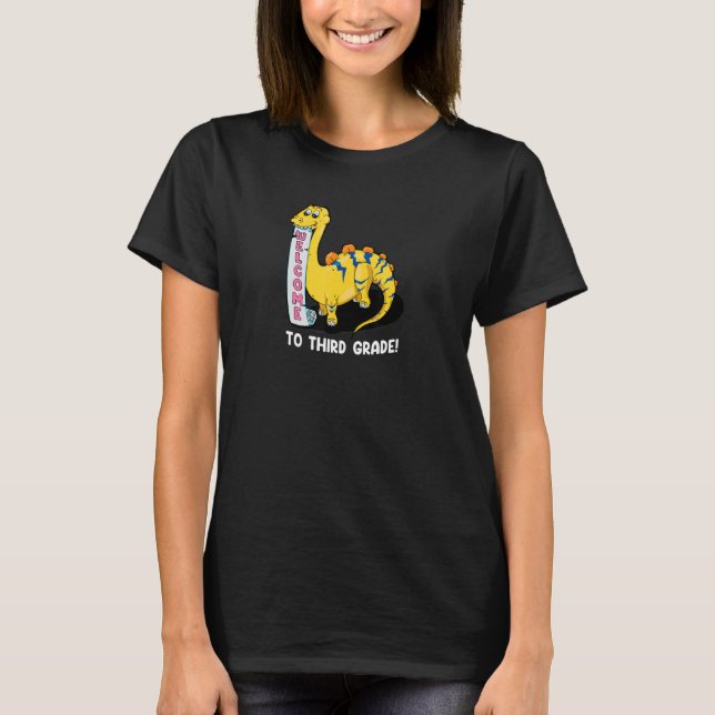 Camiseta De Volta À Escola Bem-Vindo Ao Terceiro Grau (Frente)