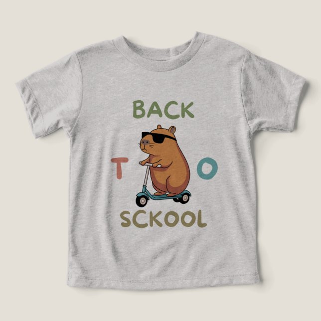 Camiseta De volta à escola com o Urso Maravilha (Design frontal)