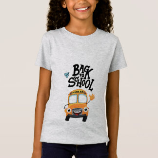 Camiseta de Volta à Escola com Ônibus