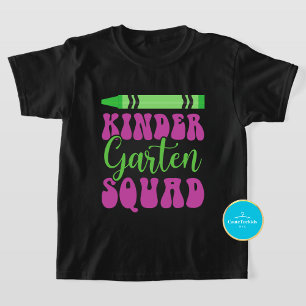 Camiseta De volta à Escola Crianças do Jardim de Infância