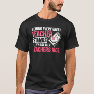 Camiseta De volta à Escola de Professores Aide para Assiste