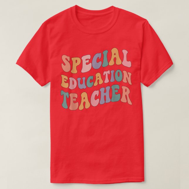 Camiseta De volta à Escola de Professores, Retro Special Ed (Frente do Design)